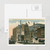 Post Kantoor, Newark, NJ Vintage Briefkaart (Voorkant / Achterkant)
