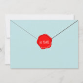 Post Kantoor Pensioenpartij met fotouitnodiging Kaart (Achterkant)