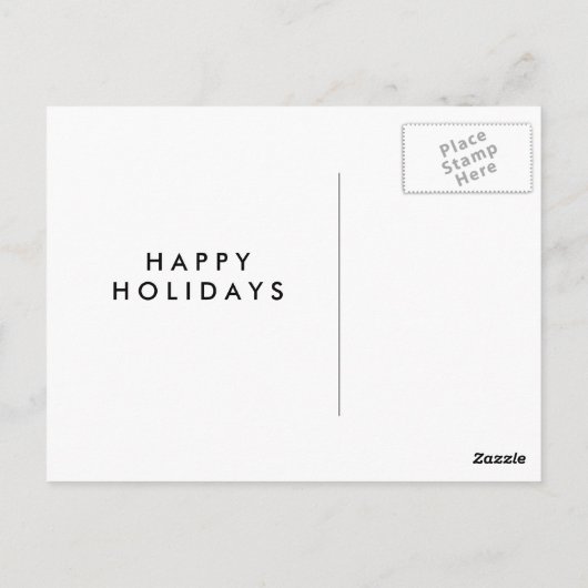 Post Kantoor Postwerker Vakantie Dank u Briefkaart (Achterkant)