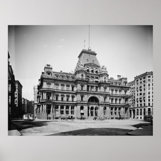 Post Kantoor Square Poster (Voorkant)