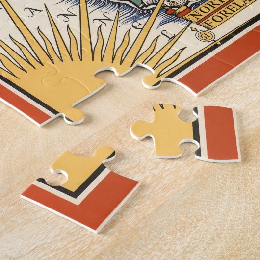 Post Kantoor Wireless Stations Map, Groot-Brittann Legpuzzel (Zijkant)