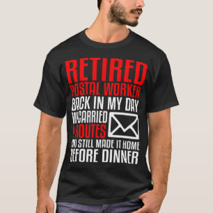 Post-koeriersdienst Pensioenuitkering Gift Funny M T-shirt