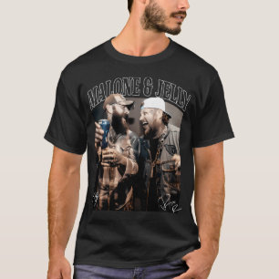 Post Malone Jelly Roll Country Rap T-shirt