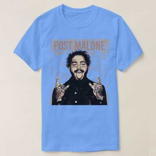 Post Malone Rapper T-shirt (Design voorkant)