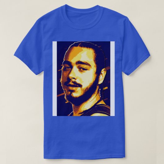 Post Malone Retro 80s T-shirt (Design voorkant)