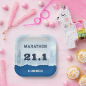 Post Marathon Race Party Papieren Bordje (Feest)
