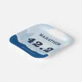 Post Marathon Race Party Papieren Bordje (Gebogen)