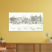 Post North side Stockton en Powell Canvas Afdruk (Insitu (Woonkamer))