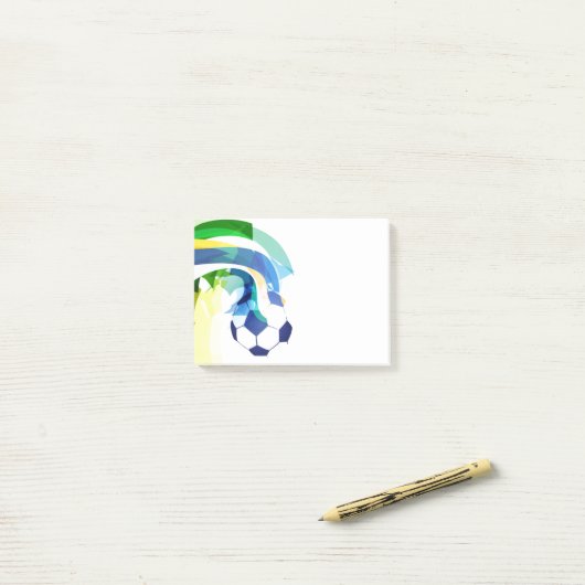 Post Notes-Soccer Post-it® Notes (Op bureau)