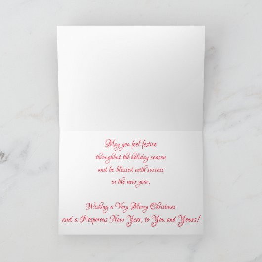 “Post Office” kerstkaart Kaart (Binnen)