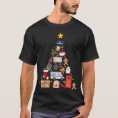 Post Office Worker Kerstboom Ornament Postal T-shirt (Voorkant)