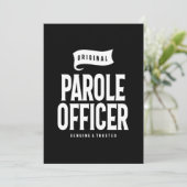 Post-officier Functielijn Bedankkaart (Staand voorkant)