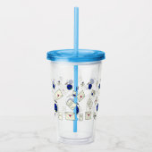 Post over de hele wereld acryl drinkbeker (Rechts)