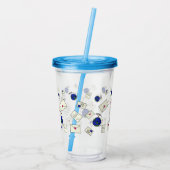 Post over de hele wereld acryl drinkbeker (Achterkant)