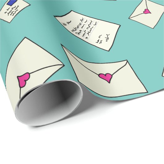 Post over de hele wereld cadeaupapier (Rol Hoek)