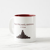 Post-Peak Liberal Coffee Mok (Voorkant links)