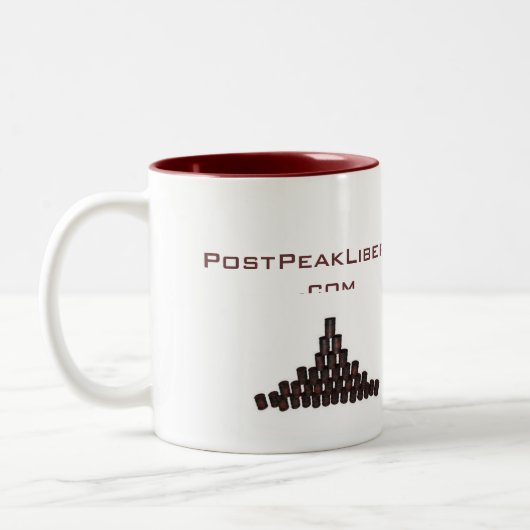 Post-Peak Liberal Coffee Mok (Links)