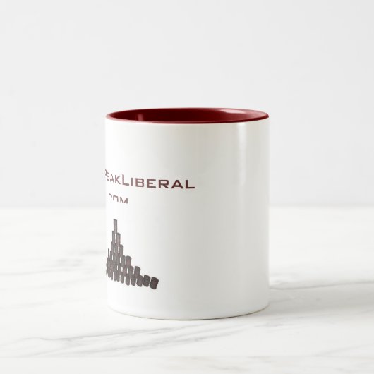 Post-Peak Liberal Coffee Mok (Center)