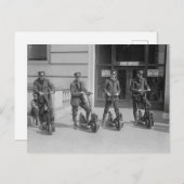 Post per scooter briefkaart (Voorkant / Achterkant)