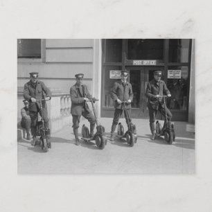 Post per scooter briefkaart