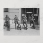 Post per scooter briefkaart (Voorkant)