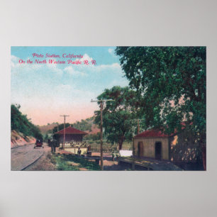 Post Pieta Northwestern Pacific RR Poster
