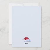 Post Pigeon Moved Flat Holiday Card Feestdagenkaart (Achterkant)