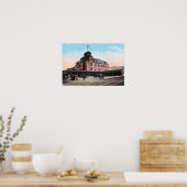 Post Pittsburgh Pennsylvania Train Poster (Keuken)