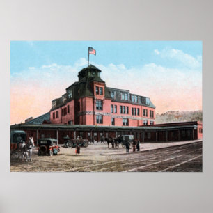 Post Pittsburgh Pennsylvania Train Poster