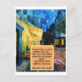 Post-pressionist Kunstschilderend Citaat Briefkaar Briefkaart