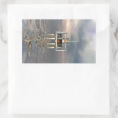 Post Rechthoekige Sticker (Tas)