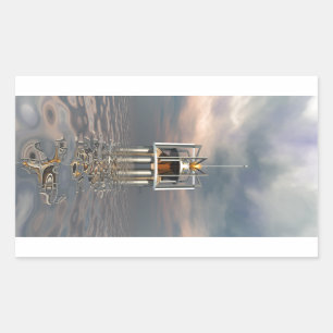 Post Rechthoekige Sticker