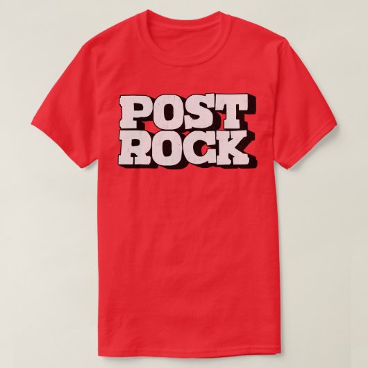 Post Rock T-shirt (Design voorkant)