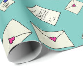 Post Rond De Wereld Cadeaupapier (Rol Hoek)