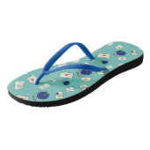 Post Rond De Wereld Teenslippers (Schuin)