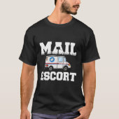 Post Service Mail ons Post Worker T-shirt (Voorkant)