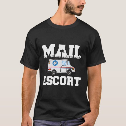Post Service Mail ons Post Worker T-shirt (Voorkant)