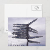 Post Sign. Briefkaart (Voorkant / Achterkant)