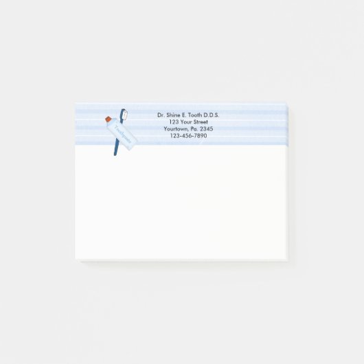 Post tandheelkundig kantoor - IT-notities Post-it® Notes (Voorkant)