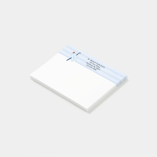 Post tandheelkundig kantoor - IT-notities Post-it® Notes (Schuin)