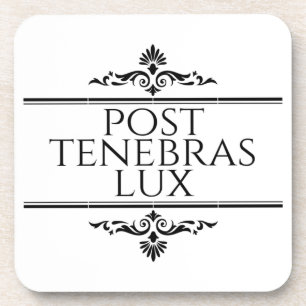 Post Tenebras Lux Bier Onderzetter