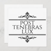 Post Tenebras Lux Kaart (Voorkant / Achterkant)