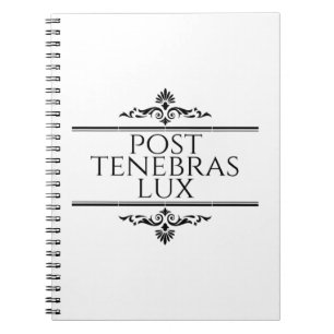 Post Tenebras Lux Notitieboek