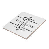 Post Tenebras Lux Tegeltje (Zijkant)