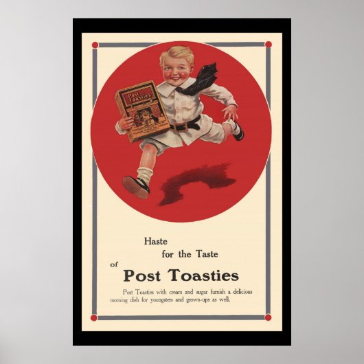 Post Toasties reclame Poster (Voorkant)