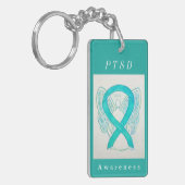 Post-Traumatic Stress Disorder Awareness Sleutelha Sleutelhanger (Voorkant Links)
