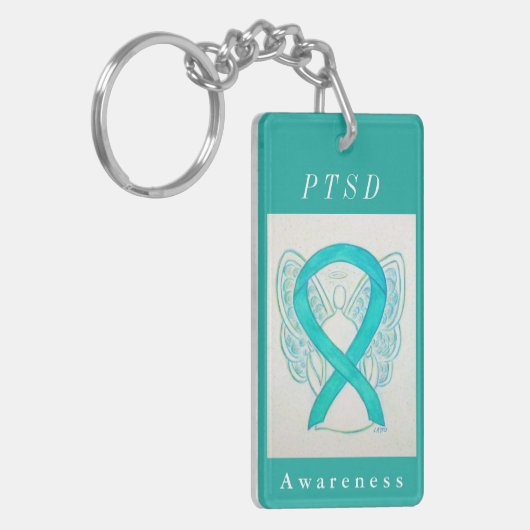 Post-Traumatic Stress Disorder Awareness Sleutelha Sleutelhanger (Voorkant Links)