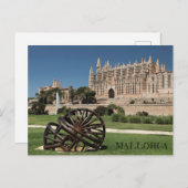 post van de Catedral de la isla de Mallorca Briefkaart (Voorkant / Achterkant)