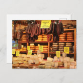 post van venta de embutido en mercado de Mallorca Briefkaart (Voorkant / Achterkant)