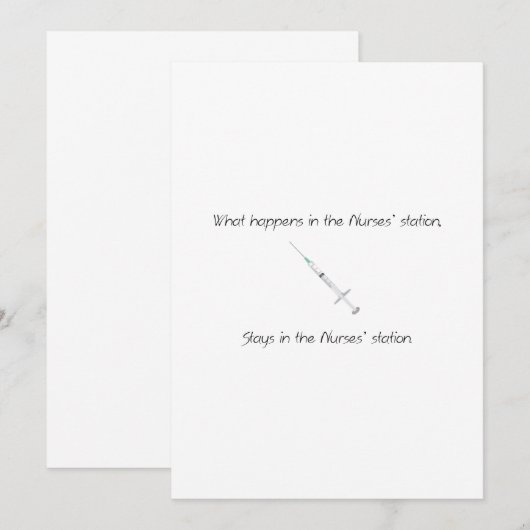 Post Verplegers Bedankkaart (Voorkant / Achterkant)